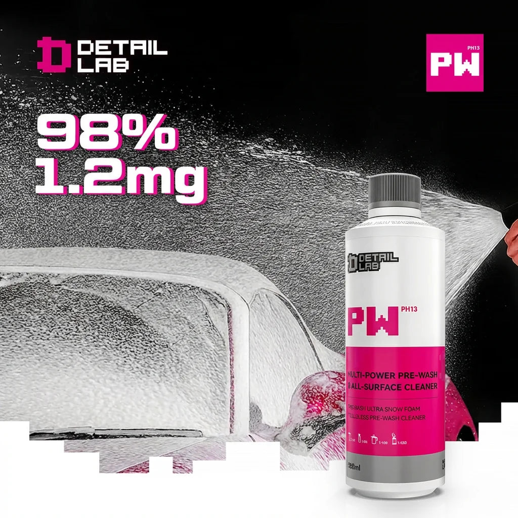 Detail Lab Pre-Wash Snow Foam — High Foam Degreaser & Grime Lifter