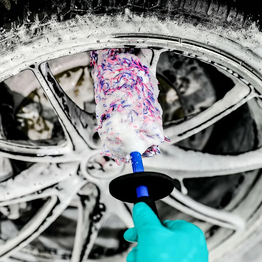Detail Lab Extended Soft-Bristle Wheel Rim Brush, Crevice Cleaning Tool (view 5)