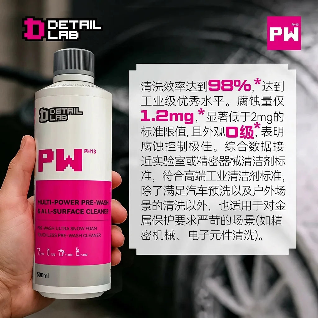 Detail Lab 5L Multi-Surface Wash Concentrate, Foam, Wheel & Interior (view 2)
