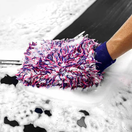 Detail Lab Chenille Wash Mitt — Microfiber Sponge Glove